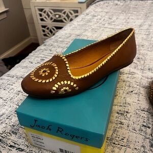 Jack Rogers Brown Waverly Flats